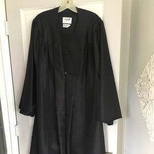 Black Graduation Cap and Gown